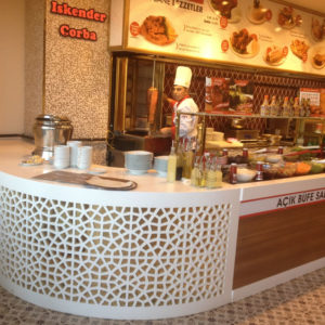 Cafe ve Restoran Teşhir Ünitesi